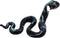 Snake Tiny Micro Figurines, Hand Blown Glass Art Reptiles Collectible Gift for Home Décor