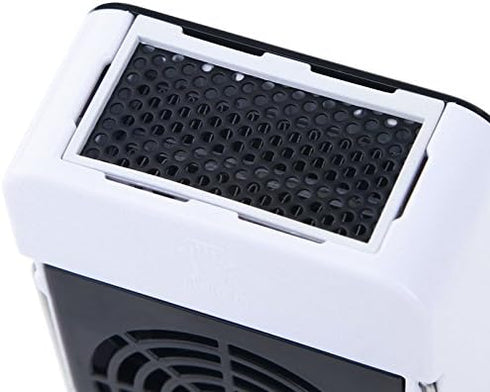 Safety Mini Portable Electric Fan Heater, Energy-saving Room Desktop Air Warmer, Black