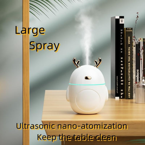 Adorable Diffuser with Ultrasonic Tech,USB-Powered Portable Diffuser for Essential Oils,Small Humidifier with 7-LED Color Changing for Car Home Office Bedroom…