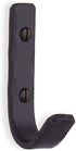 B051 Coat Hook, Black Wrought Iron