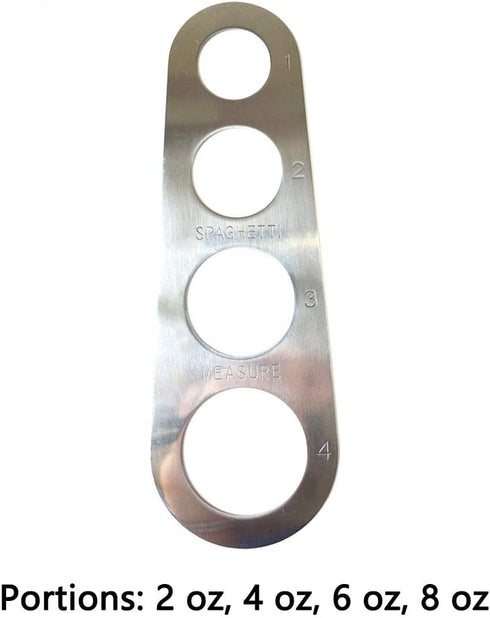 Stainless Steel Spaghetti Pasta Measurer | Portion Control Tool | 2 Pack Cooking Gadgets