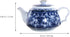Blue and White Porcelain Teapot, Ceramic Chinese Teapot for Household and Desktop Decor