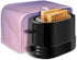 Toaster Cover 4 Slice, Wide Slot Machine Washable with Hang Loop (16x16"), Purple, 2PCS
