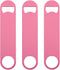 3 Pack 7" Heavy Duty Flat Bottle Opener - Pink