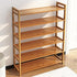 YABEY 6 Tiers Natural Bamboo Shoe Rack (26.77 x 9.84 x 35.43)"(L x