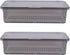 Cabilock Cutlery Organizer Flatware Tray with Lid, Utensil Holder for Drawer Countertop