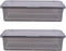 Cabilock 2pcs Flatware Tray with Lid, Kitchen Cutlery Tray and Utensil Drawer Organizer, Silverware Storage Container