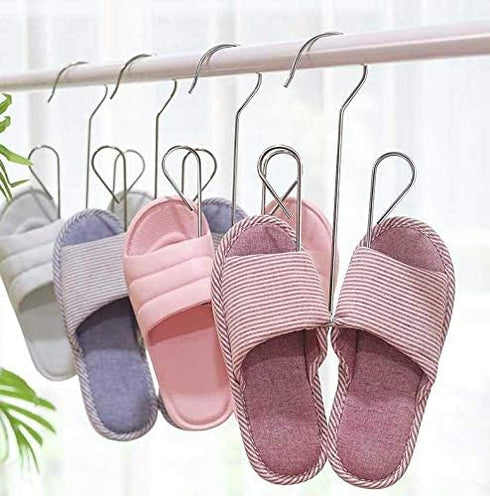 5 Pack Stainless Steel Shoes Hanger Drying Rack for Dehumidifying Hanging Leather Shoes, Closet Organizer