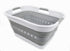 SAMMART 30L (8 Gallon) Collapsible Plastic Laundry Basket, Foldable Pop Up Storage Container/Organizer - Space Saving