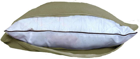 Extra Soft Jersey Knit Pillow Cases - Standard Size with Hidden Zipper, Pack of 2, Sage