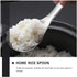 BESTonZON Rice Paddle Rice Spoon Stainless Steel Kitchen Utensil Rice Scooper Rice Spatula Soup Scoop Food Serving Spoon for Home Restaurant