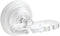 iDesign BPA-Free Plastic Bathroom Suction Toothbrush Holder, 2.75" x 2.25" x 2", Clear