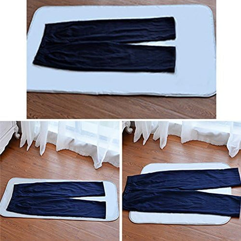TINTON LIFE Sides(27.55" 31.5") Foldable Ironing Mat Blanket Pad for Table Heat Resistant Double x