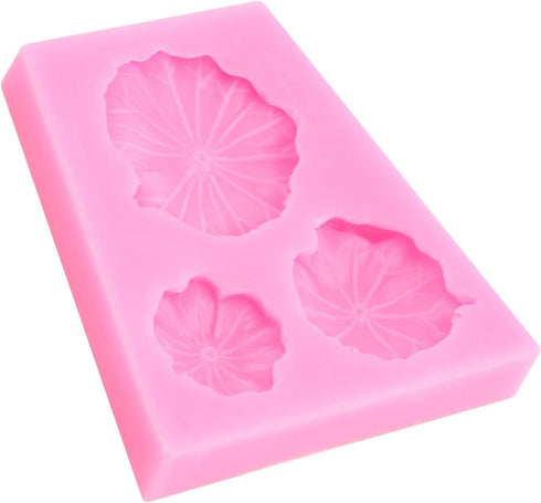 Lotus Leaf Fondant Mold, Silicone Molds for Cake Decoration, Cupcake Topper, Chocolate Candy, Gum Paste, Polymer Clay