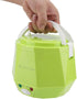 Electric Rice Cooker, Portable Food Steamer, Mini Travel Rice Cooker, 12V 100W, 1.3 L, Green