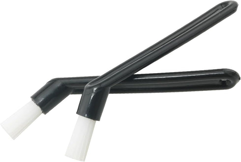 3PCS Coffee Machine Cleaning Brush, Semi-Automatic Bent Nylon Bristle Brush for Coffee Grinders, Milk Frothers