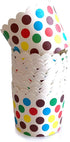 Large Paper Cake Baking Cup, Cupcake Muffin Cases Diameter 6cm, Set of 100