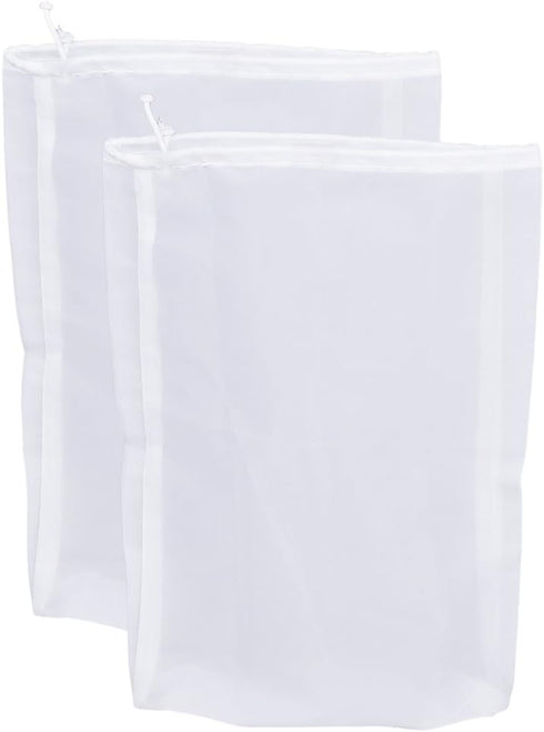 75 Micron Nylon Straining Bag, Fine Mesh Food Strainer Bag, 2 Packs, 12.6" x 8.66"