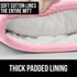Gorilla Grip Heat and Slip Resistant Silicone Oven Mitts Set, Waterproof, Long Flexible Gloves for Cooking, Pink
