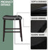 Set 2 Counter Bar Stool Cover Rectangle of Waterproof PU Height Bar stools Slipcovers Saddle Stool Slipcover Bench Seat