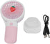 Mini Handheld Fan - USB Rechargeable Cartoon Strawberry Portable Fan for Home Office Outdoor