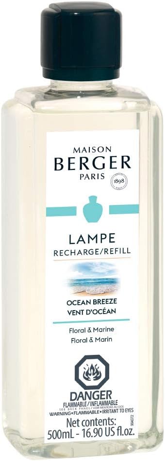 Maison Berger - Ocean Breeze | Lampe Berger Fragrance Refill for Home Fragrance Oil Diffuser, 16.9 Fluid Ounces