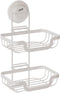 TAILI Double Layer Soap Holder, Bar Soap Dish Suction Cup for Shower
