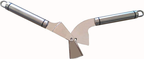 Best Garlic Press with Cleaning Brush, Solid 18/10 Stainless Steel Garlic Crusher Mincer Ginger Tools