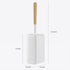 Diveotree Square-1pack) Toilet Cleaner Brush, Toilet Brush and Holder for Dead Corner Cleaning, Wall Mounted Toilet