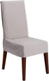 SureFit Duck Cotton Solid Dining Chair Slipcover (Gray Color) - Short Length