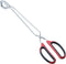 Extra Long 15-Inch Stainless Steel Scissor Tongs for Barbecue Grilling
