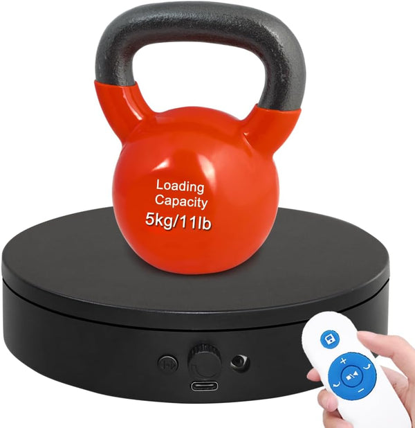 Knob Speed Adjustment Remote Control Motorized Rotating Display Stand 3d scanner Electric