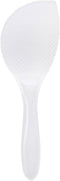 Akebono Sangyo CH-2022 White Rice Spoon, Made in Japan, Double Embossing, Sushi Shaped
