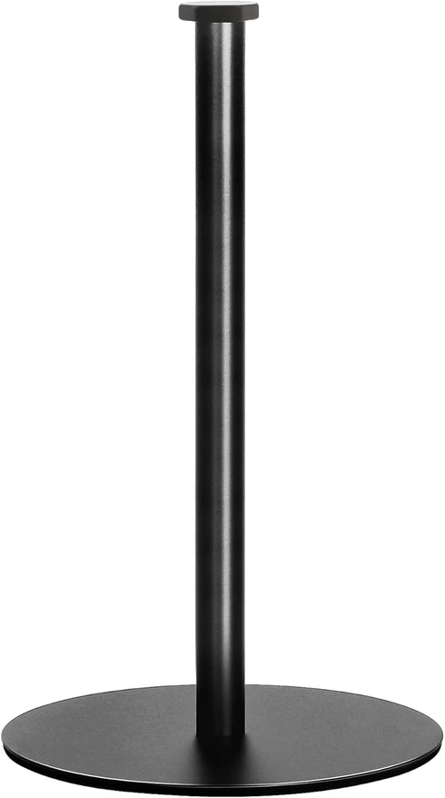 OBODING Black Paper Towel Holder for Countertop, Kitchen and Bathroom Organization for Standard and Large Size Rolls