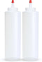 BRIGHTFROM Squeeze Bottles, Leak Proof, Wide Neck, BPA FREE Plastic, 16 OZ