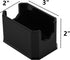 Set 8 Packet Packets Dicunoy of Sugar Holder, Plastic Black Sugar Caddy for Restaurant, Sugar Bag Sweetener Storage
