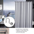 12Pcs Luxury Quality Hollow Ball Shower Curtain Hooks, Rustproof Stainless Steel Rings for Bathroom Rod (Chrome)