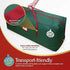 HOLIDAY SPIRIT Christmas Tree Storage Bag, Heavy-Duty Waterproof Bag with Zipper, Fits 7.5FT Tree, Green