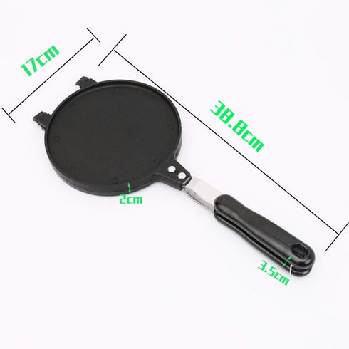 Waffle Cone Maker, Double Sided Pancake Maker, Multifunctional Crisp Omelet Pan, 6.7 Inches