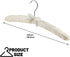 16 15 Inch 360 Jetec Pieces Satin Padded Hangers for Women Clothing Satin Hangers Swiveling Hook Sponge Shoulder Padded