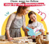 Confetti Swiss Roll Baking Kit for Kids 6-12: Real Jelly Roll Cake Making Set with Pre-Measured Ingredients