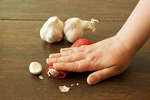 Cestari Silicone Garlic Peeler Roller Tube Effortless Garlic Skin Remover for Home Cooks & Chefs BPA-Free