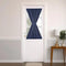 PANOVOUS Small Navy Door Window Curtain Panel for Front Door, Blackout French Door Curtain 25x40 Inch