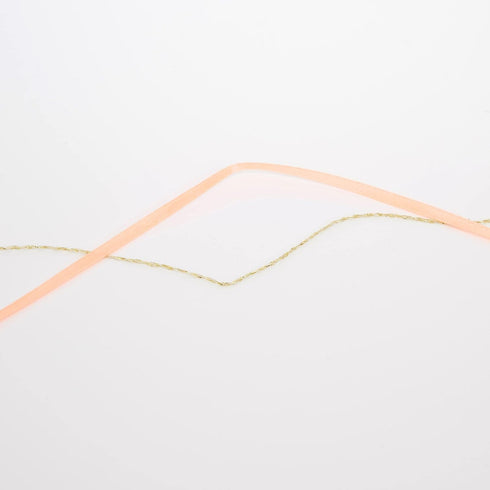 Meri Meri Rainbow Fringe Happy Birthday Banner, 8' Party Garland with Excess Cord