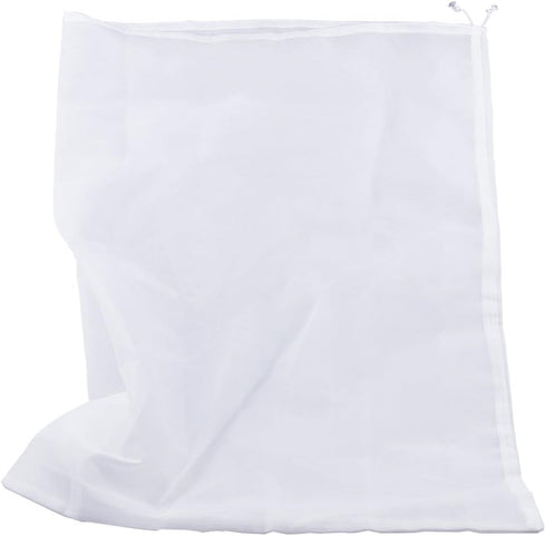 75 Micron Nylon Straining Bag - Fine Mesh Food Strainer Filter Bags for Nut Milk, Green Juice, Cold Brew, Home Brewing