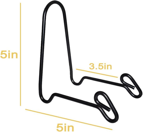 Artliving 2 Pack Display Stand Easel Iron Bowl Stands for Display Medium Deep Bowls, Platters and Deep Dishes