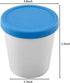 YQMYXG 32 Oz (4 Pack 1 Ice Cream Containers for Homemade, Ice Cream Containers with Silicone Lids Leak-Free, Reusable