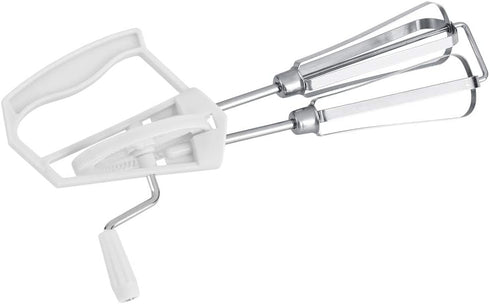 Egg Beater,Stainless Steel Rotary Hand Whip Whisk Egg Beater Mixer Cooking Tool