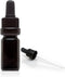 Infinity Jars Glass Dropper Bottle - 30ML Ultraviolet Black Glass Tincture Bottle with Eye Droppers, 3 Pack