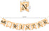 Burlap Hello Winter Banner, Snowflake Winter Holiday Bunting Garland Decoration